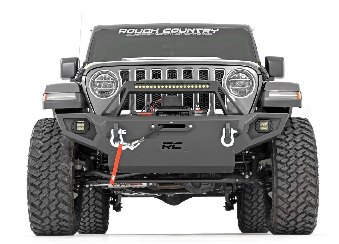 Rough Country Winch Bumper For Jeep Gladiator and Wrangler JL/JK