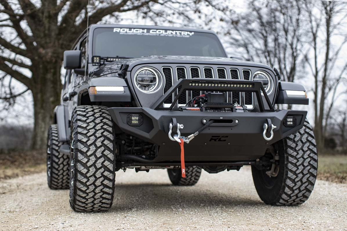 Rough Country Winch Bumper For Jeep Gladiator and Wrangler JL/JK