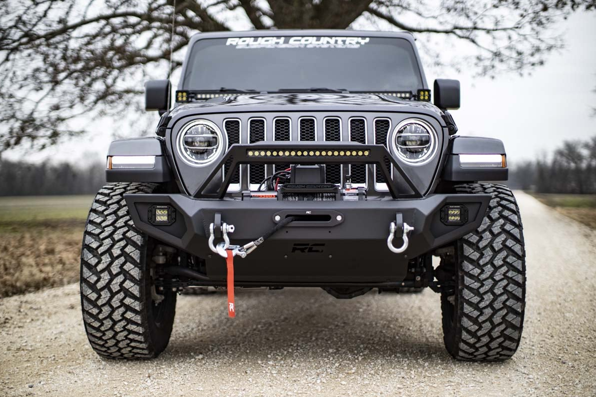 Rough Country Winch Bumper For Jeep Gladiator and Wrangler JL/JK