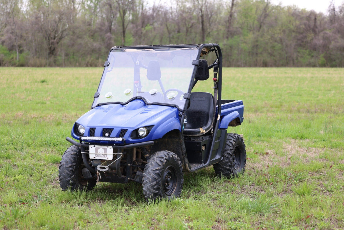 Vented Full Windshield | Scratch Resistant | Yamaha Rhino 450/Rhino 660