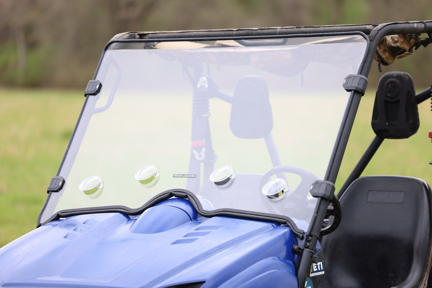 Vented Full Windshield | Scratch Resistant | Yamaha Rhino 450/Rhino 660