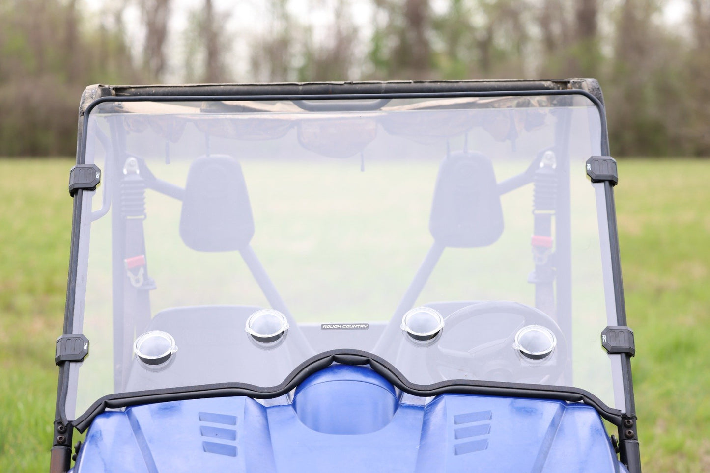 Vented Full Windshield | Scratch Resistant | Yamaha Rhino 450/Rhino 660