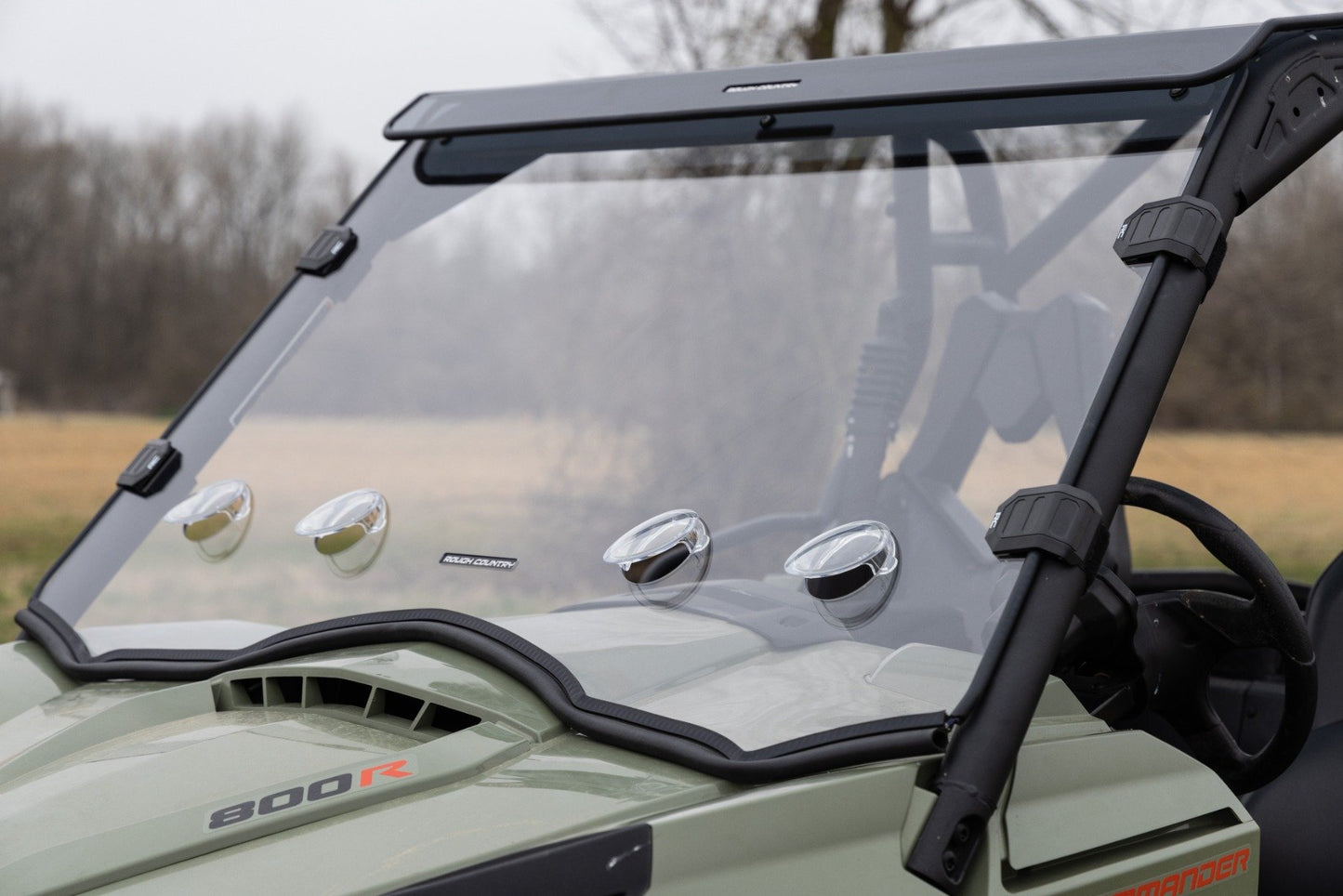 Vented Full Windshield | Scratch Resistant | Can-Am Commander Max 1000