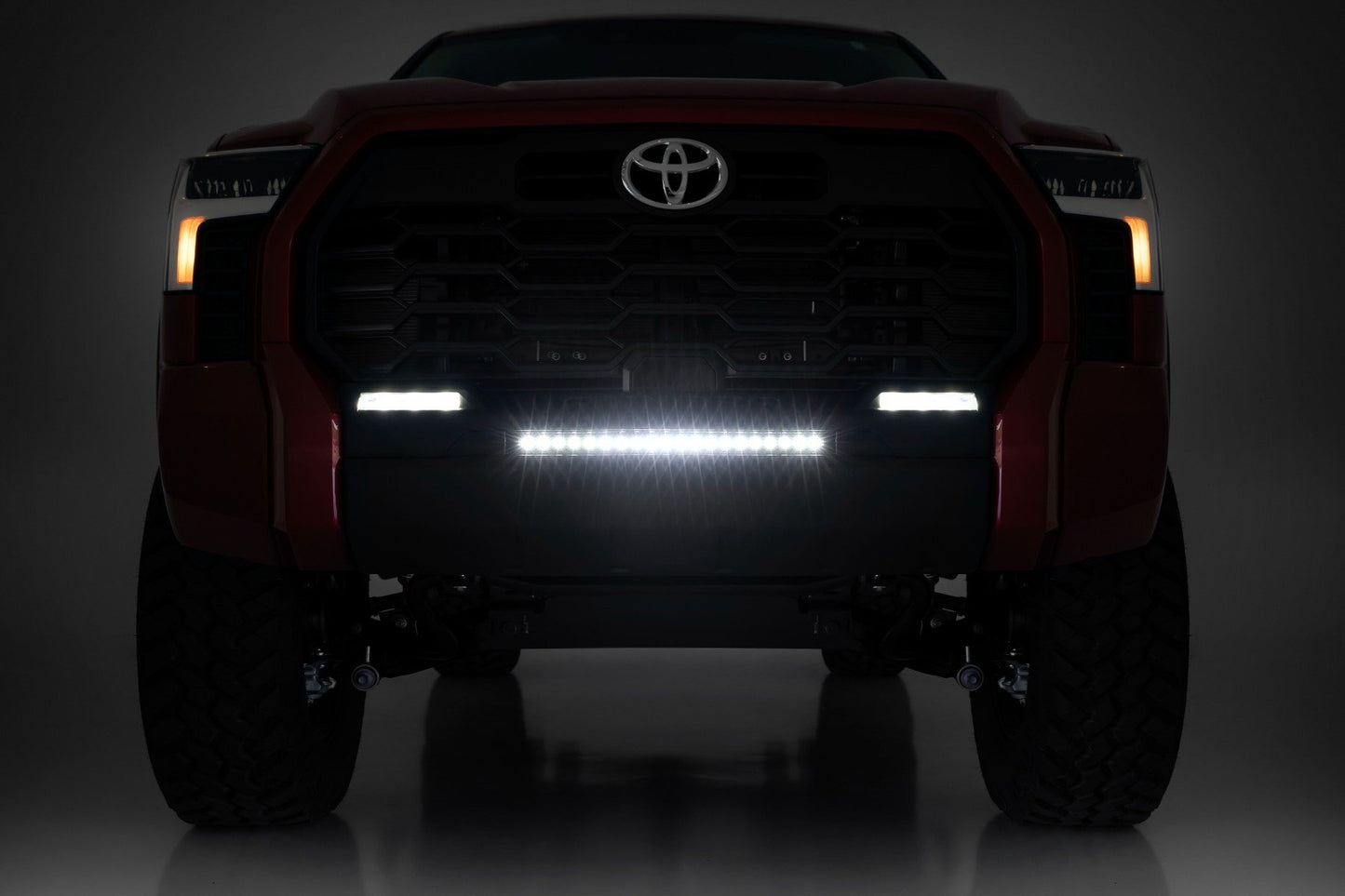LED Light Kit | Bumper Mount | 20" Black Slim Line | Toyota Tundra (22-25)