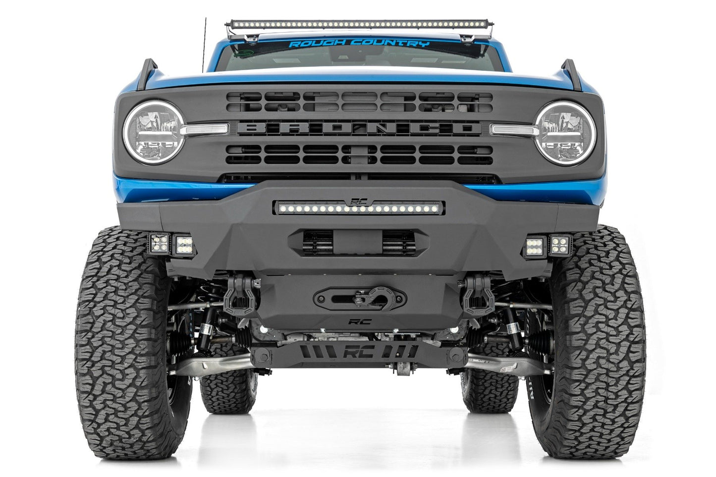 Front Bumper | Modular | Stubby Wings | DRL | Ford Bronco 4WD (2021-2025)