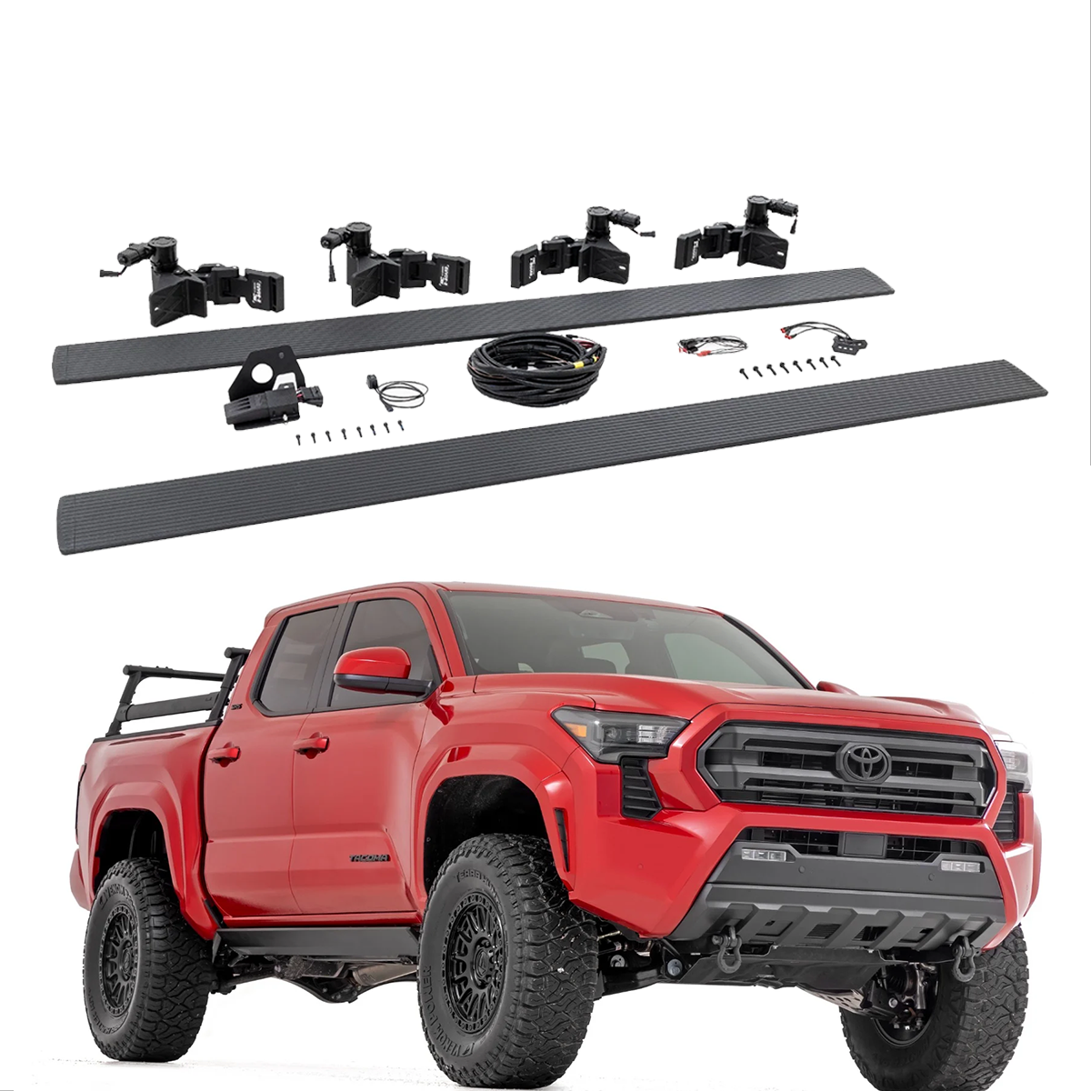 Power Running Boards for 2024 Toyota Tacoma Double Cab