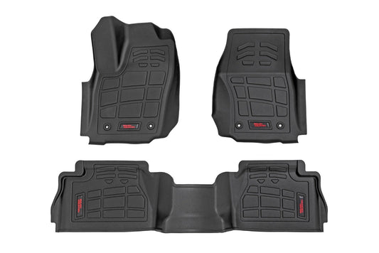 Sure-Fit Floor Mats | Front & Rear | Crew | Toyota Tacoma 2WD/4WD (2024-2025)