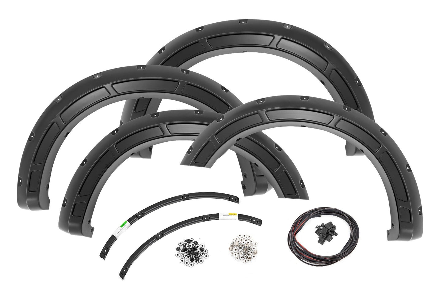 Defender Pocket Fender Flares | Gloss Black | Ford F-250/F-350 Super Duty (23-24)