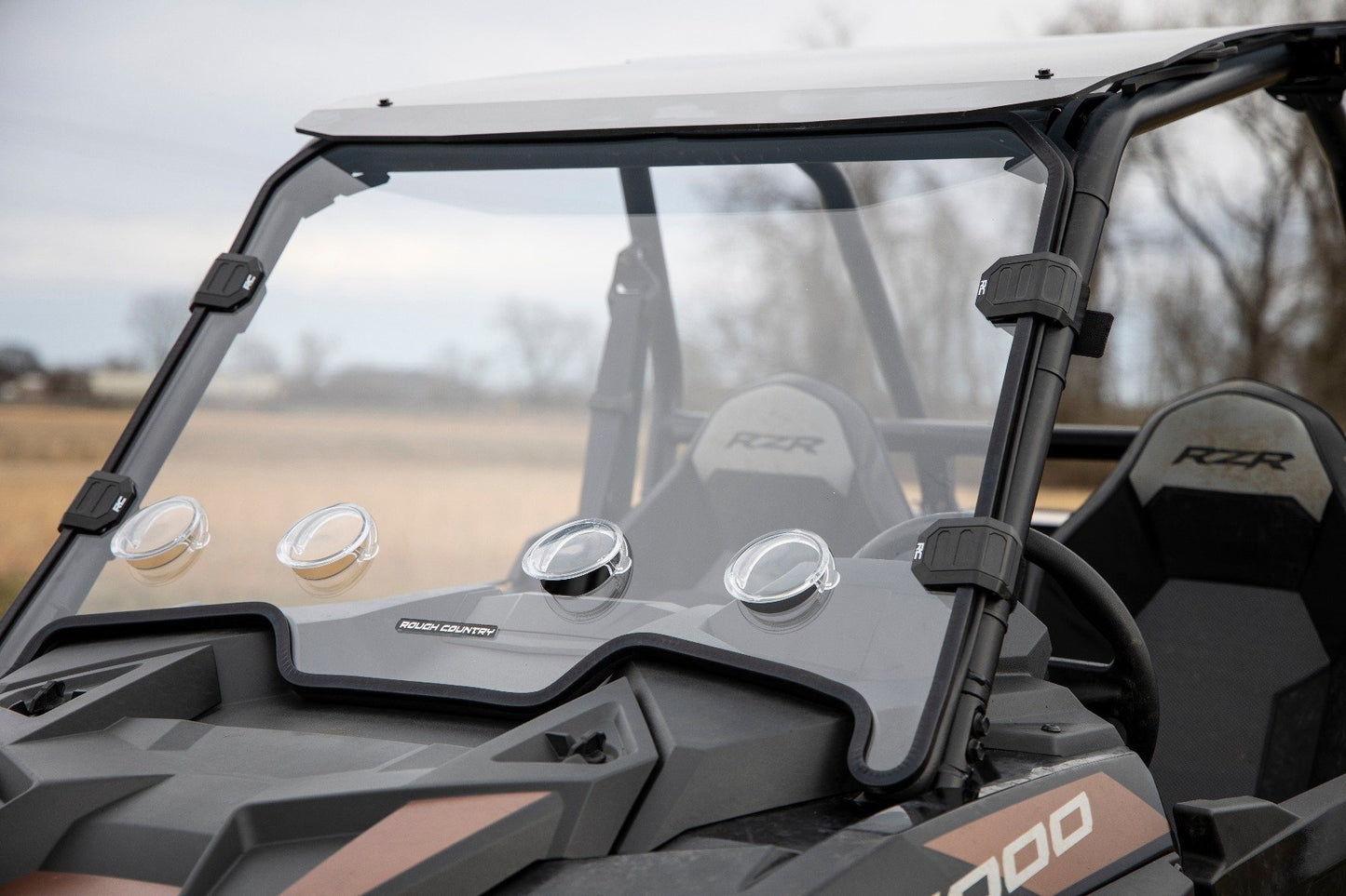 Vented Full Windshield | Scratch Resistant | Polaris RZR XP 1000
