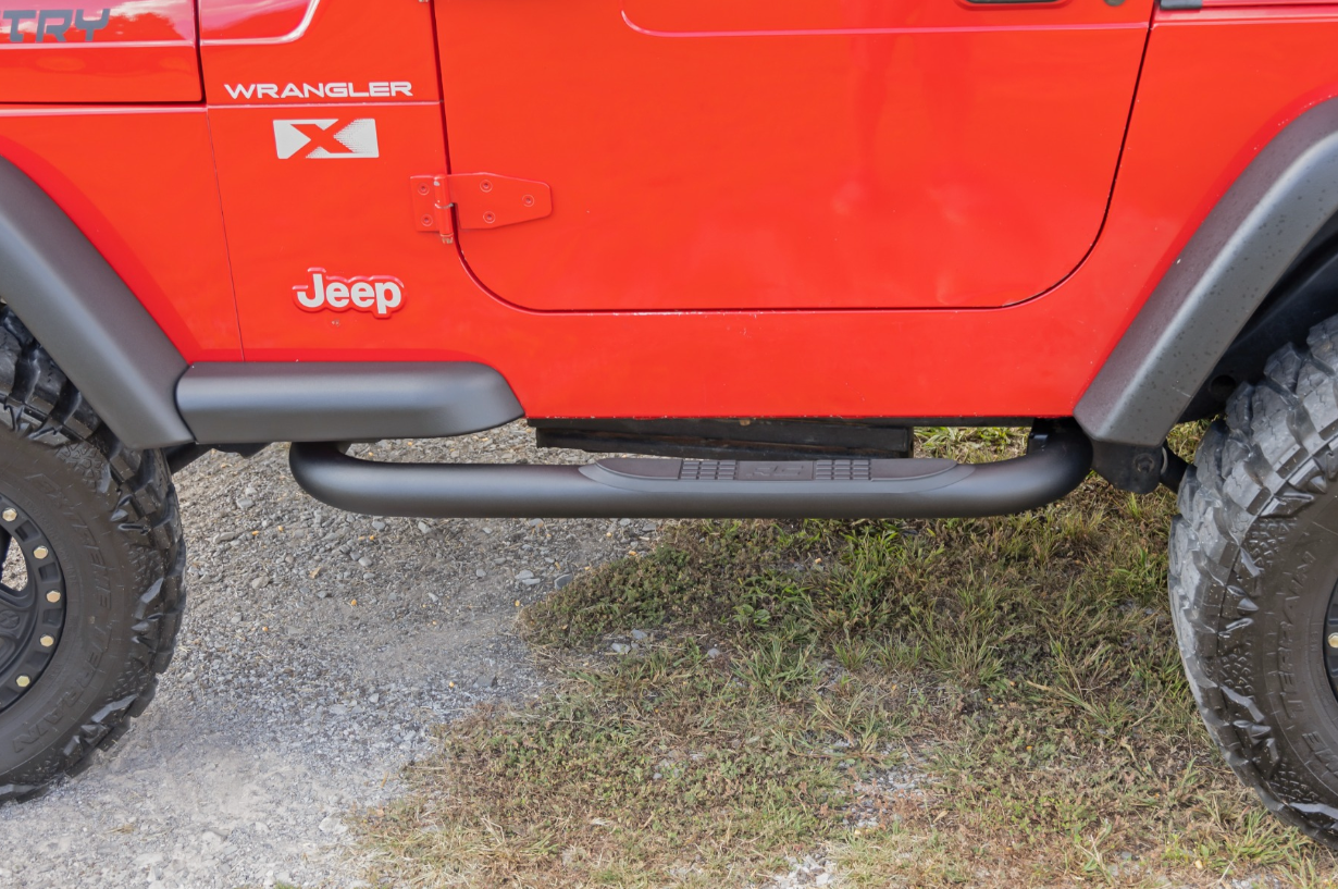 Rough Country Nerf Steps for Jeep YJ/TJ Wrangler