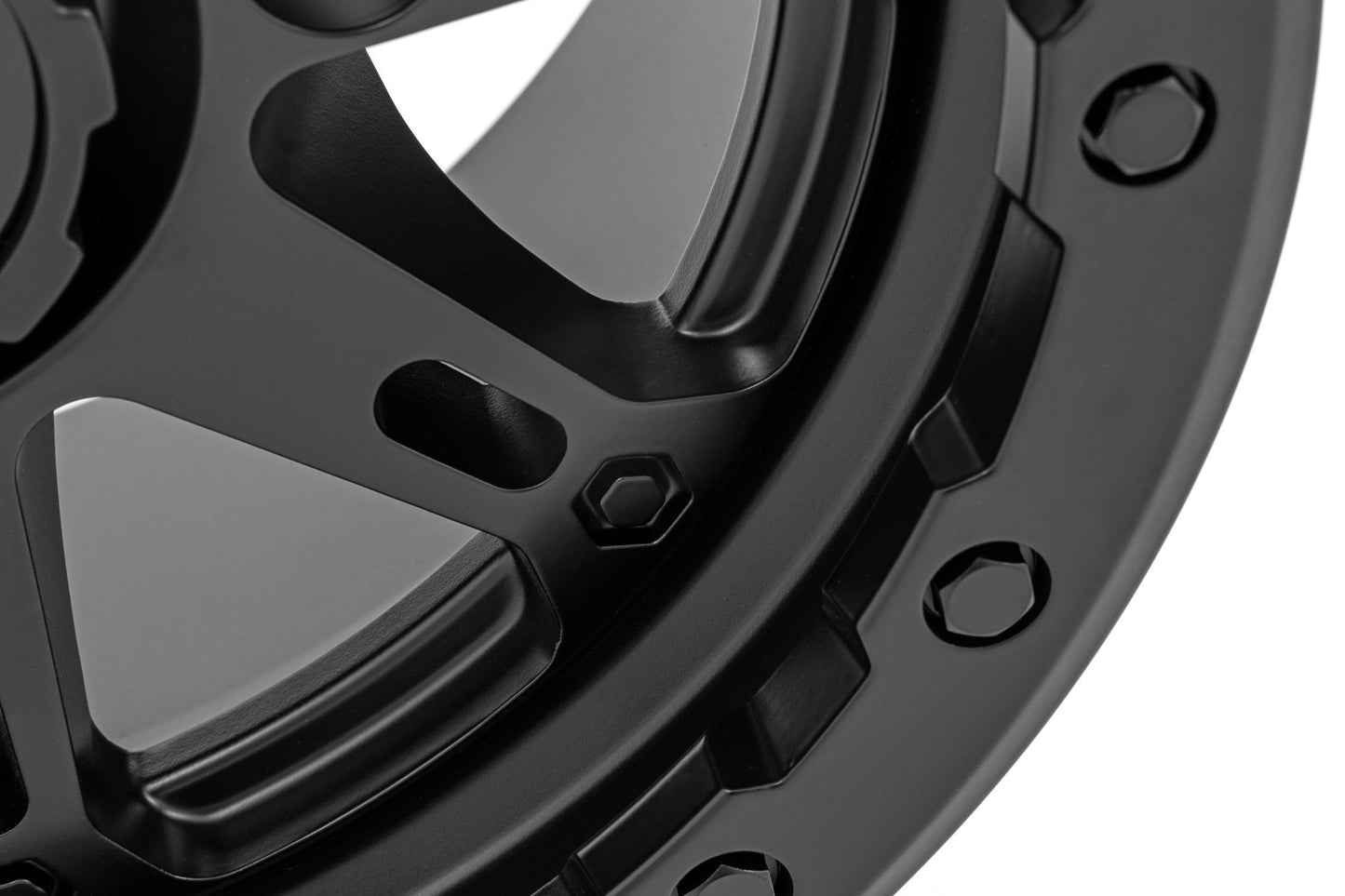 Rough Country 94 Series Wheel | UTV | Matte Black | 14x7 | 4-137 | +10mm