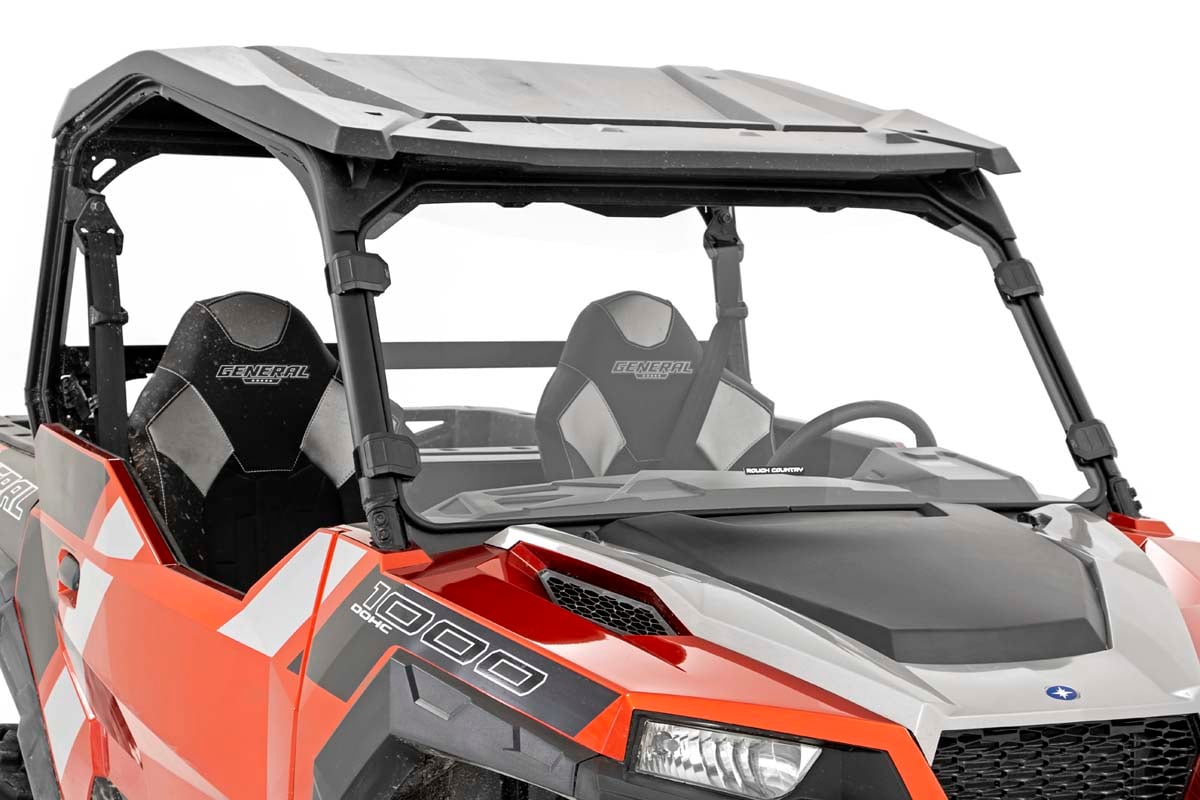 Full Windshield | Scratch Resistant | Polaris General XP 4 1000