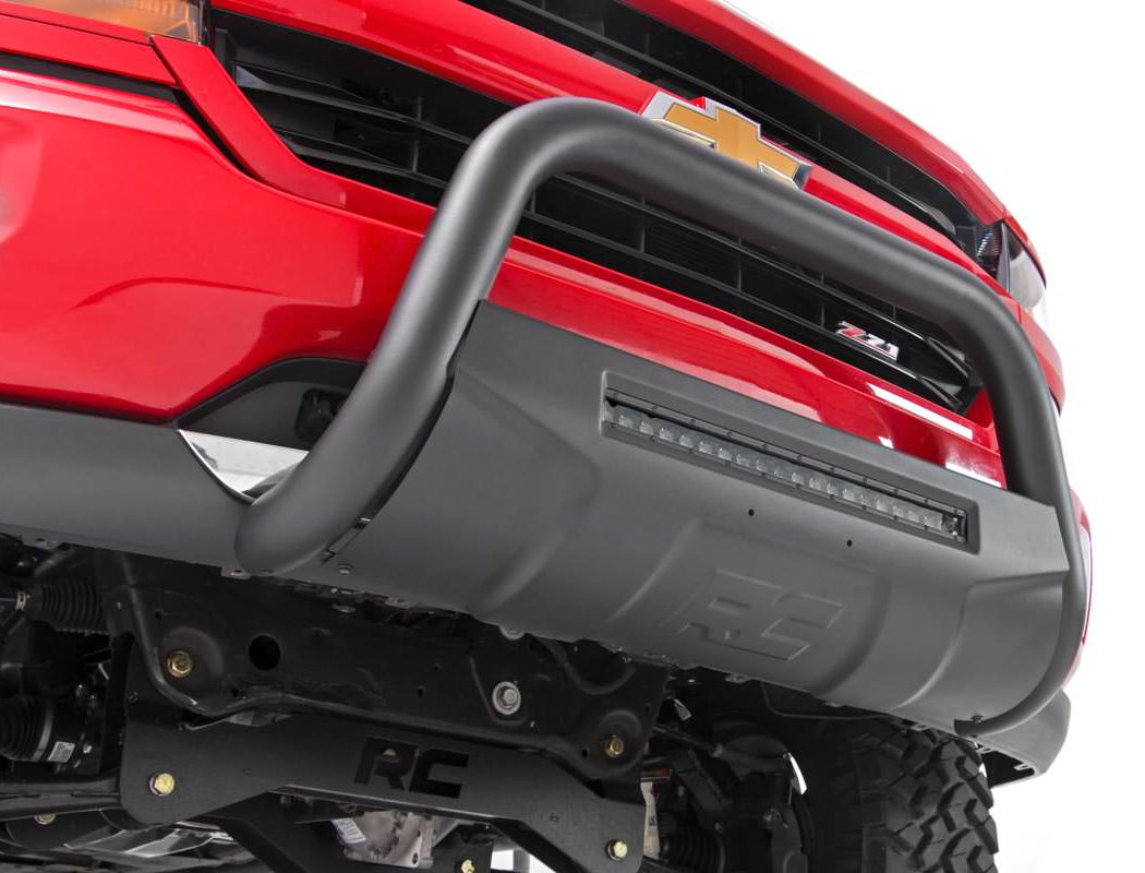 Rough Country Bull Bar With Light Bar for 2007-2018 Chevy/GMC Truck/SUV