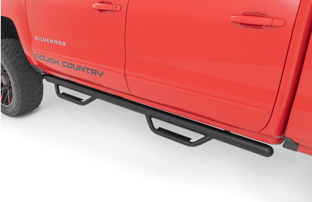 Rough Country Nerf Steps for 14-18 Silverado/Sierra 1500 Crew Cab
