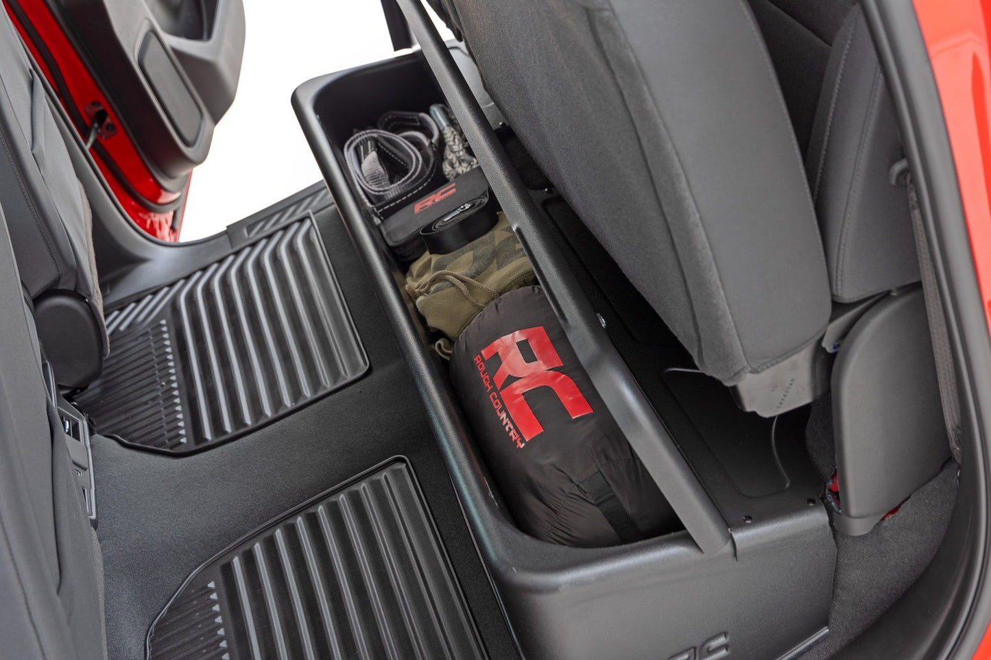 Under Seat Storage with Locking Lid | Crew Cab | Chevy/GMC 1500/2500HD/3500HD (19-25 & Classic)