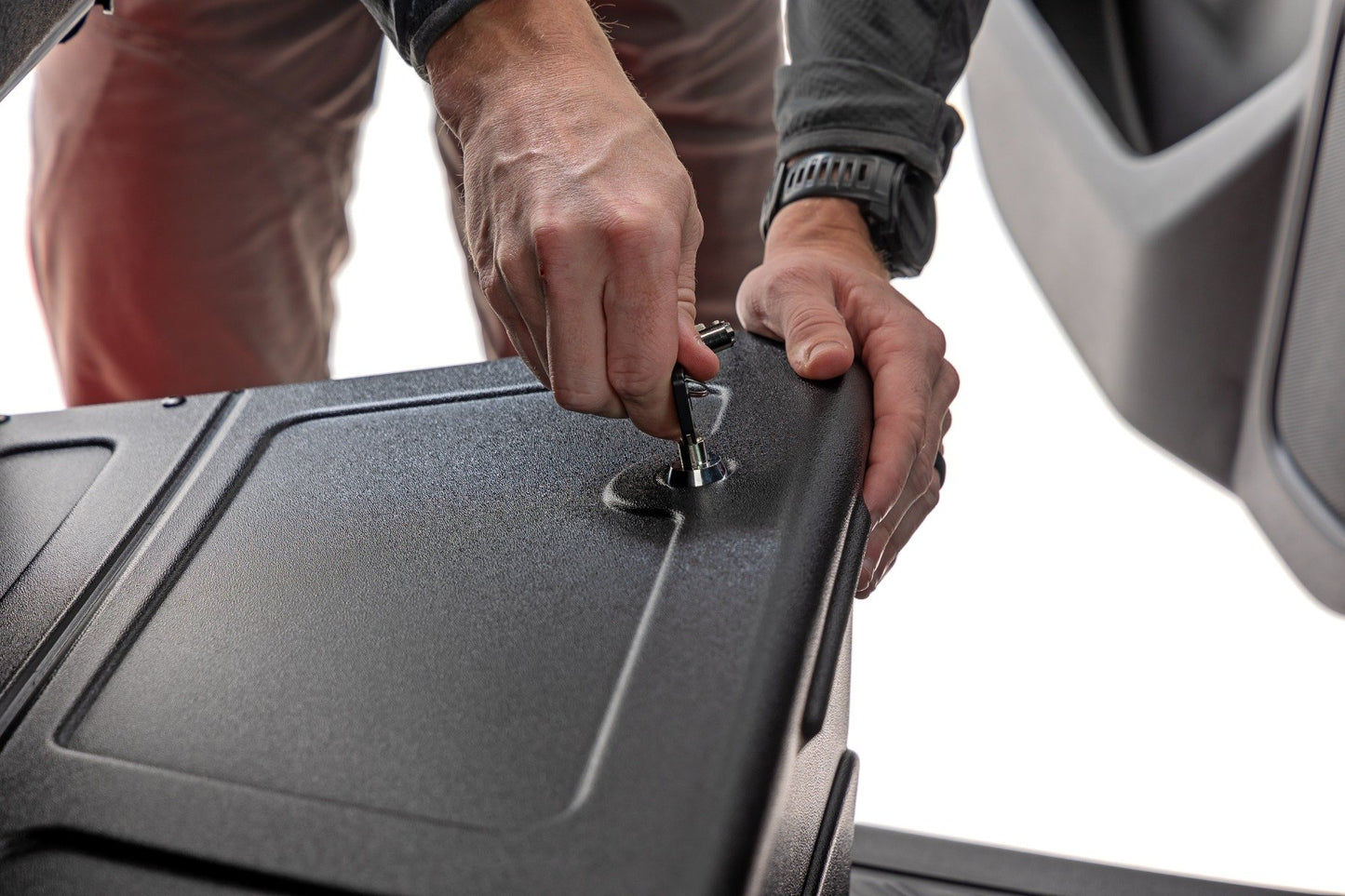 Under Seat Storage with Locking Lid | Crew Cab | Chevy/GMC 1500/2500HD/3500HD (19-25 & Classic)