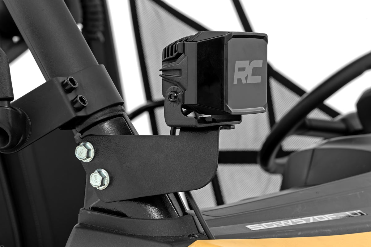 LED Light Kit | Front Mount | 2" Black Pair | Segway 570 F