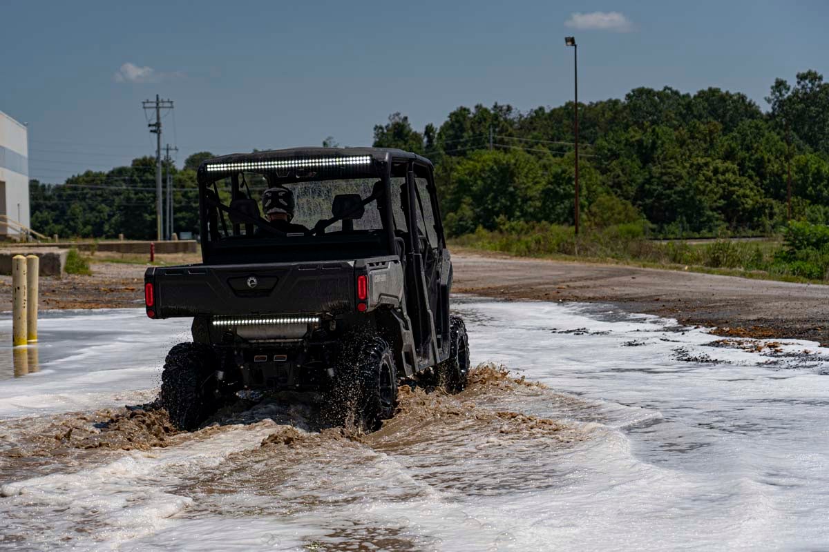 LED Light Kit | Cab Mount | 50" Black Dual Row | Can-Am Defender MAX HD10