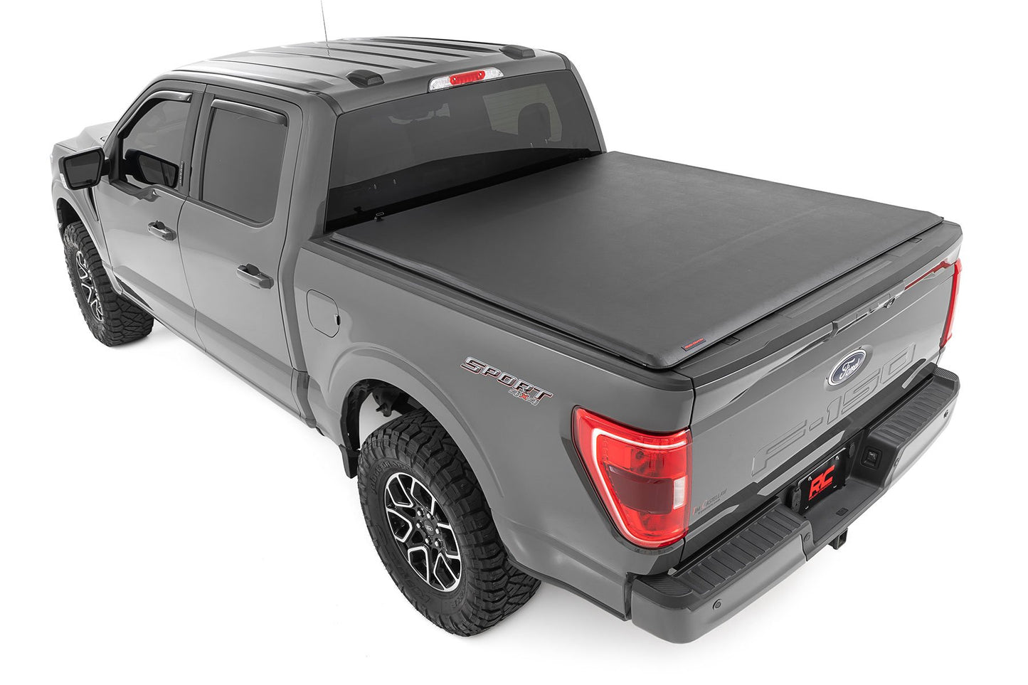 Soft Roll Up Bed Cover | 5'7" Bed | Ford F-150/F-150 Lightning/Raptor (15-25)