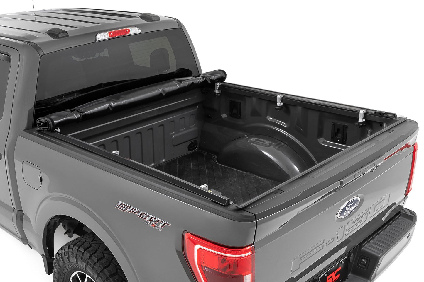 Soft Roll Up Bed Cover | 5'7" Bed | Ford F-150/F-150 Lightning/Raptor (15-25)
