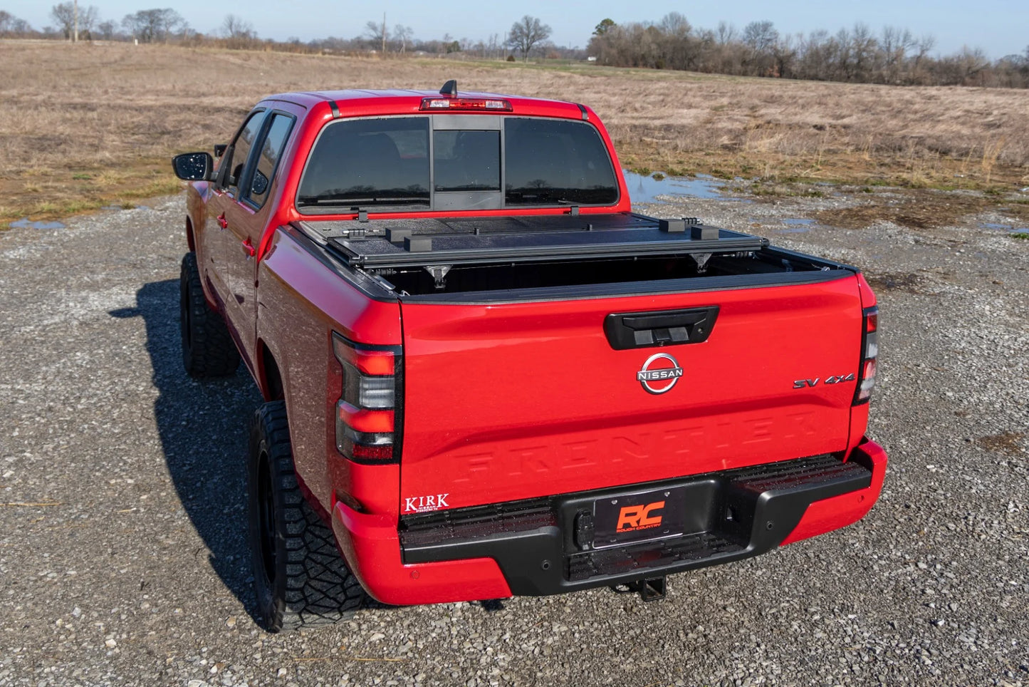 Hard Low Profile Bed Cover for 2022-2024 Nissan Frontier with Utili-Track