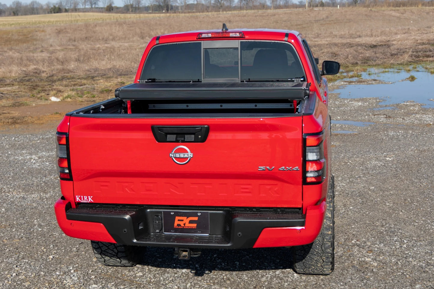 Hard Low Profile Bed Cover for 2022-2024 Nissan Frontier with Utili-Track