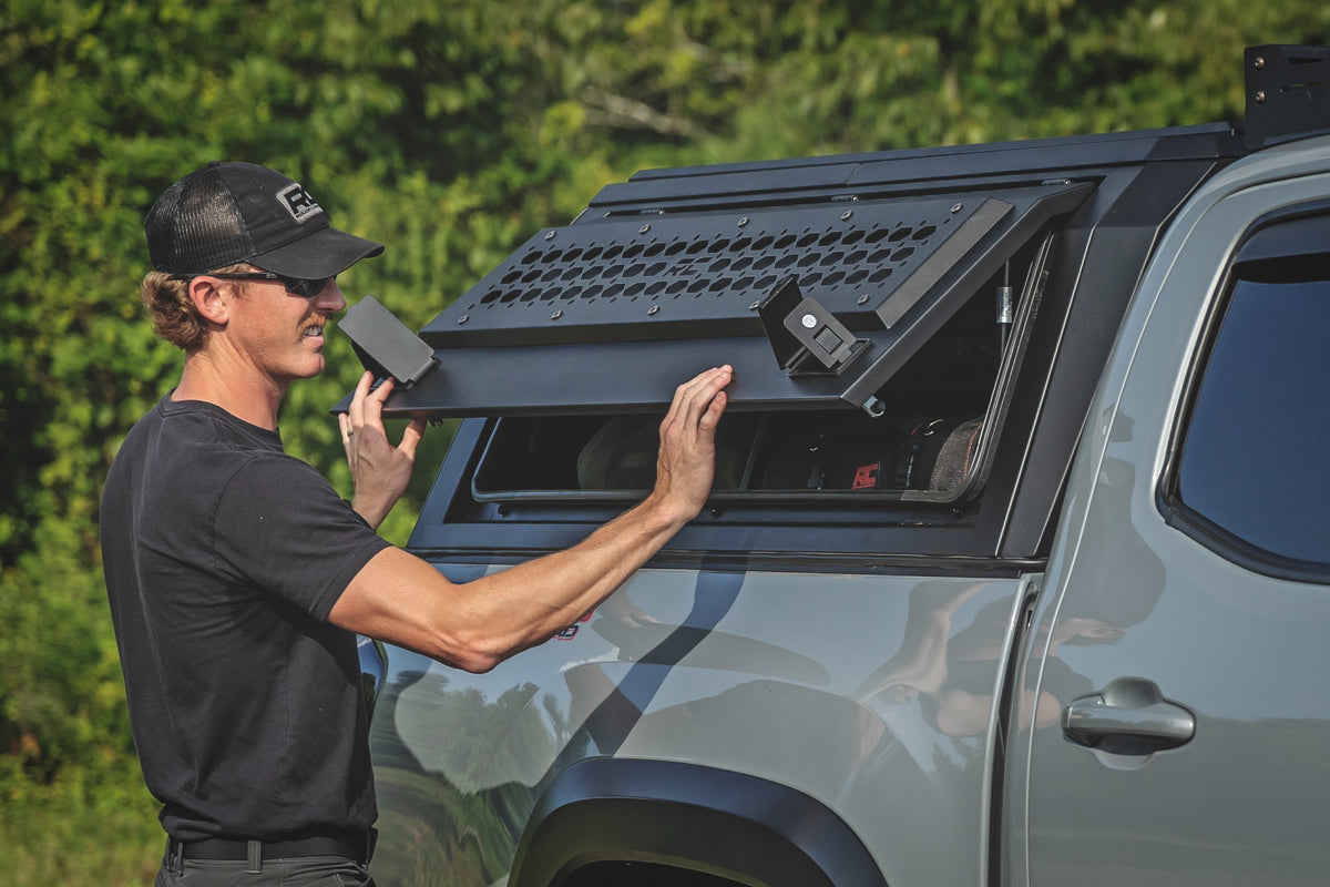 Bed Cap Side Shelf Storage Bin | Passengers Side | Toyota Tacoma (16-23)