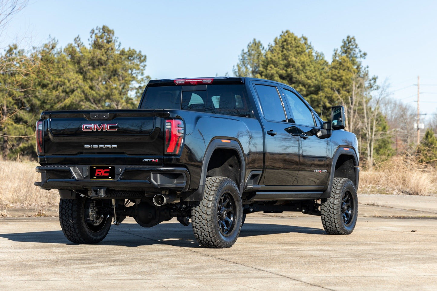 Rough Country 95 Series Wheel | One-Piece | Gloss Black | 20x10 | 8x180 | -19mm