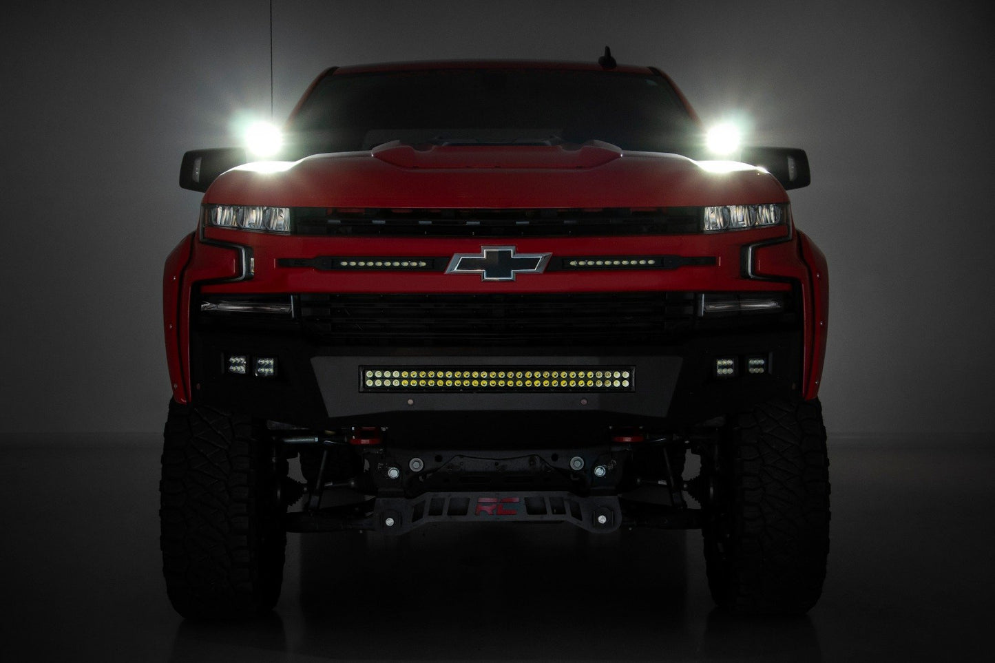 LED Light Kit | Ditch Mount | 3" OSRAM | Wide | Chevy Silverado 1500 (19-24)