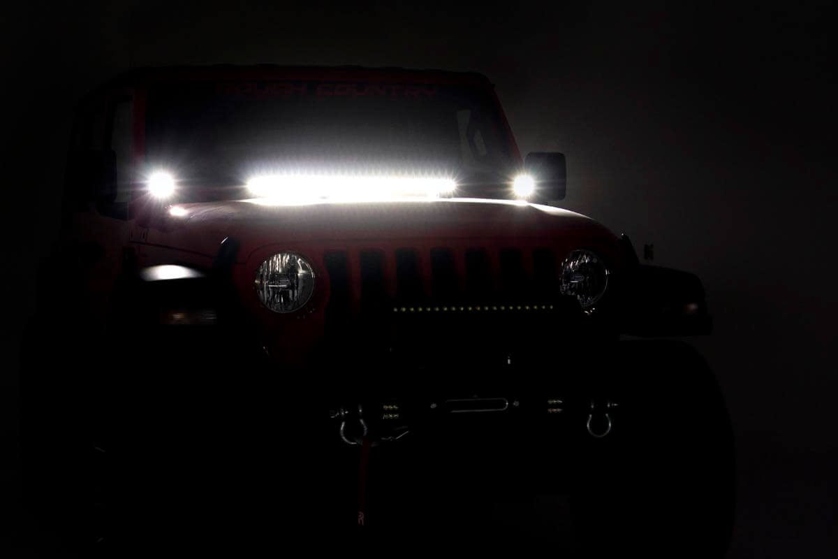 LED Light Kit | Hinge Mount | 2" Spectrum Pair | Jeep Gladiator JT/Wrangler JL (18-25)