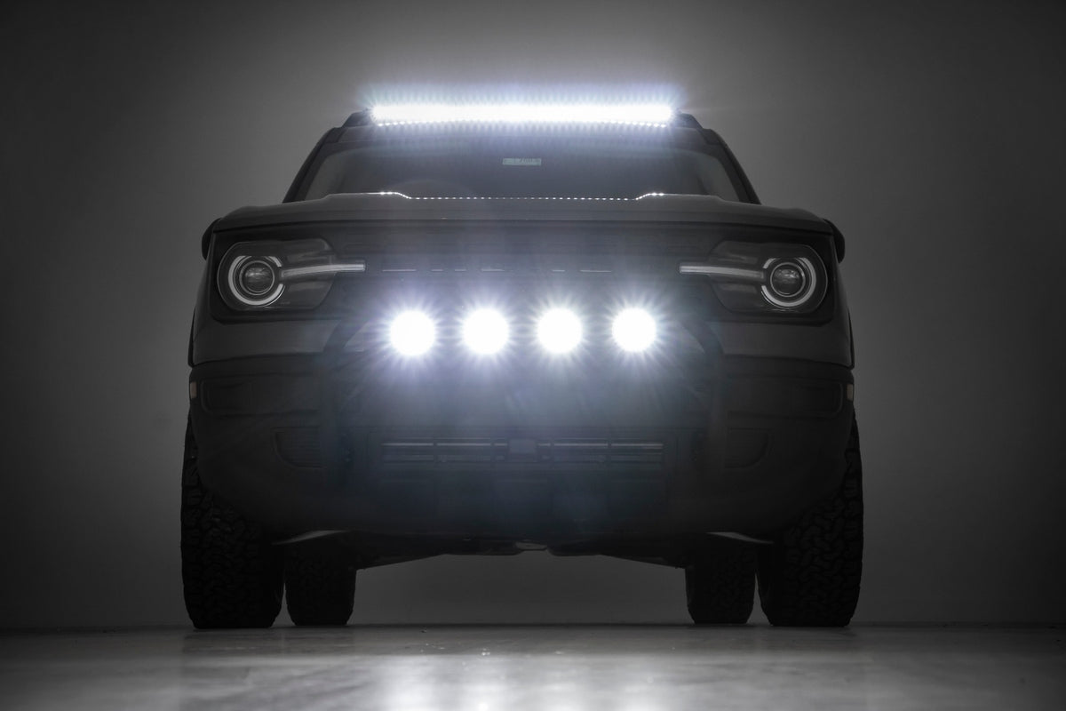 LED Light Kit | Roof Rack Mount | 40" Black Single Row | Ford Bronco Sport (21-26)