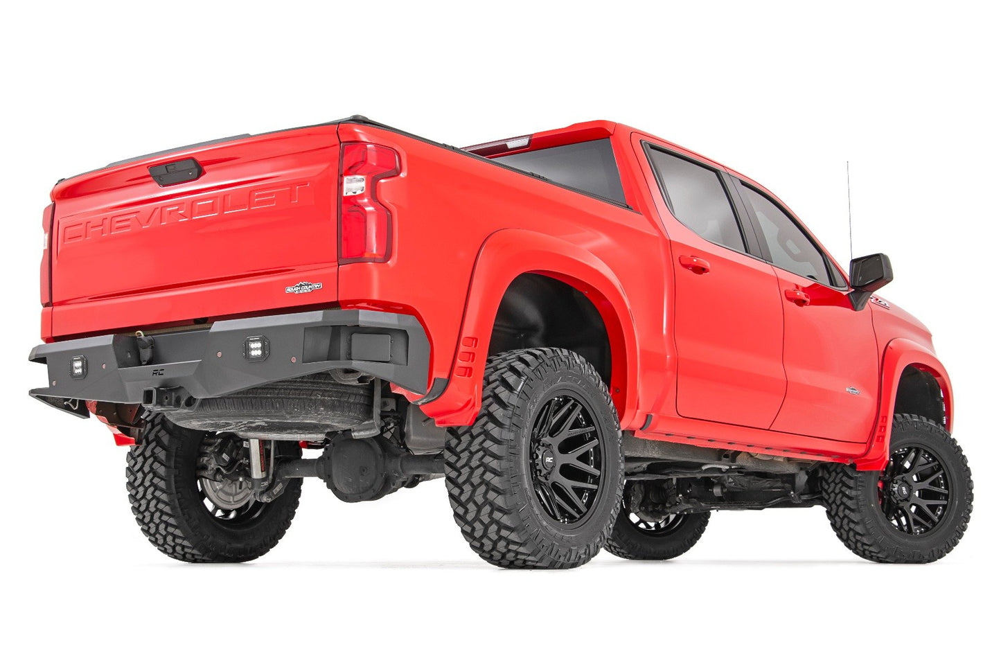 Rough Country 95 Series Wheel | One-Piece | Gloss Black | 20x10 | 5x5 | -19mm