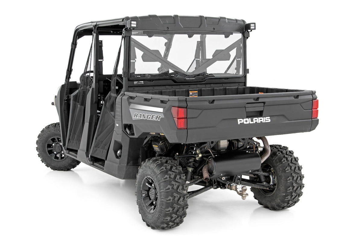 LED Light Kit | Rear Mount | 2" Black Pair | Flood | Polaris Ranger XP 1000