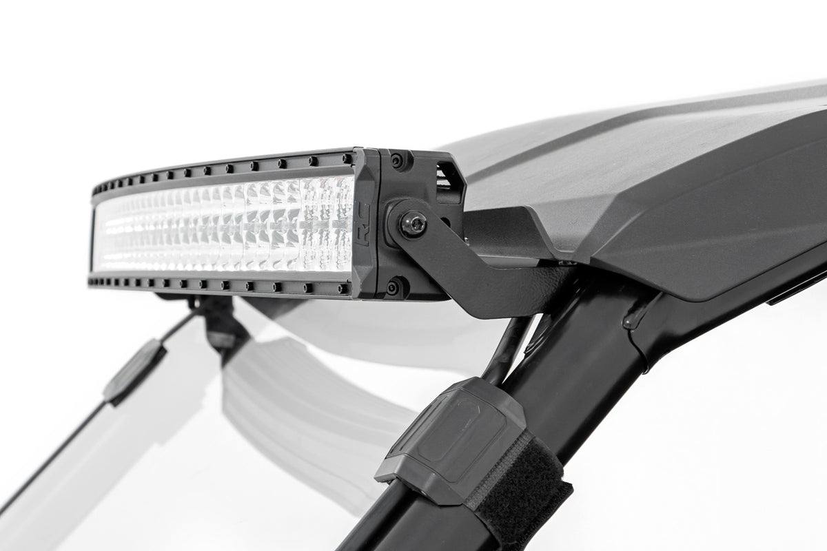 LED Light Kit | Front Mount | 40" Black Dual Row | White DRL | Honda Talon 1000