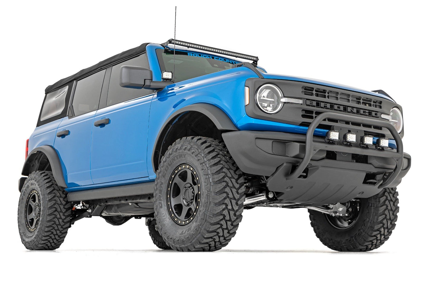 Nudge Bar | 3 Inch Wide Angle Led (x4) | Ford Bronco 4WD (2021-2025)