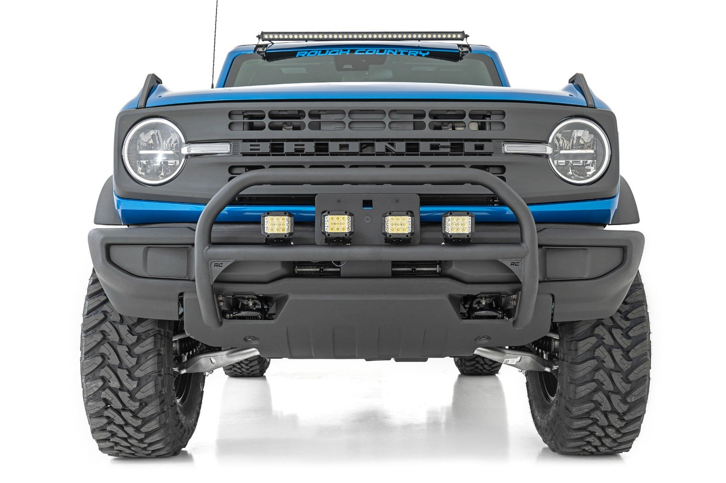 Nudge Bar | 3 Inch Wide Angle Led (x4) | Ford Bronco 4WD (2021-2025)