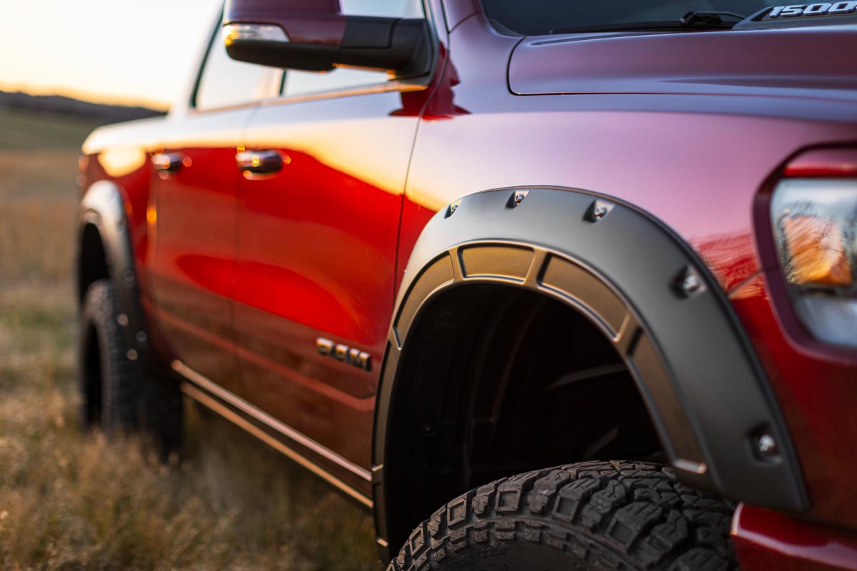 Defender Fender Flares | PXR Brilliant Black | Ram 1500 2WD/4WD (2019-2024)