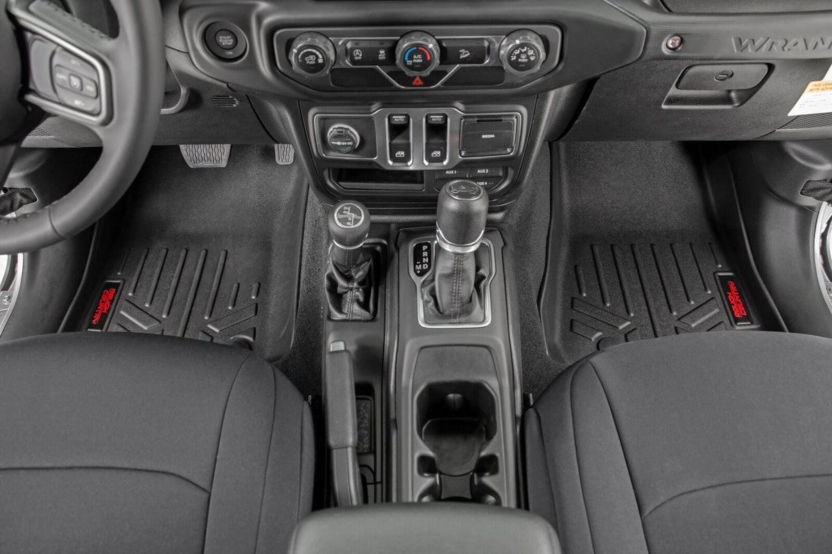 Floor Mats | FR & RR | RR Non-Lock | Jeep Gladiator JT 4WD (2020-2026)