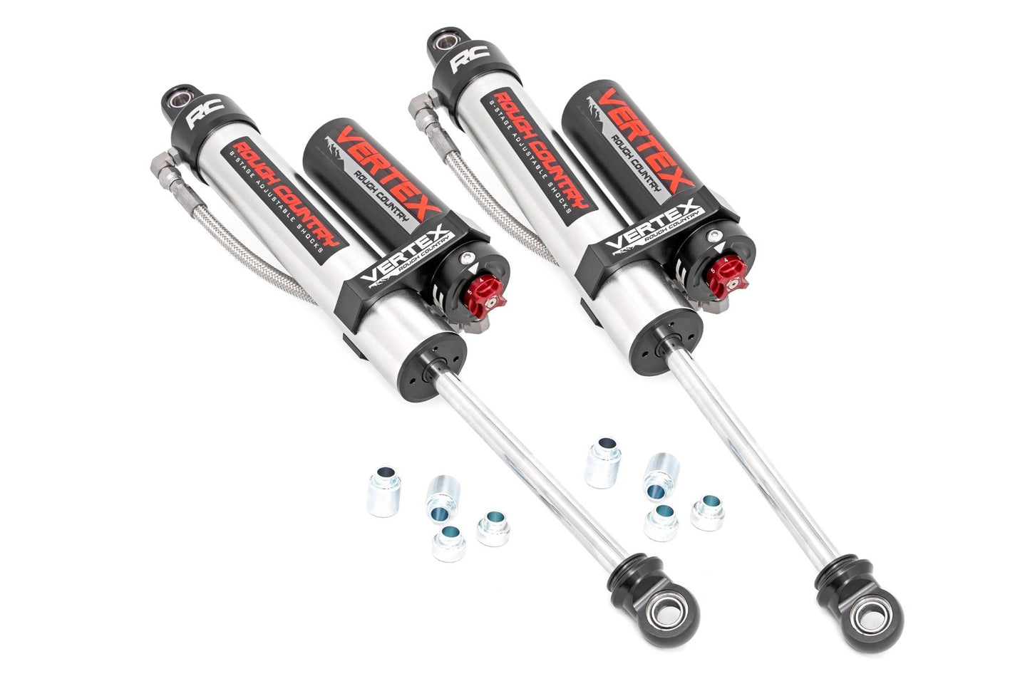 Vertex 2.5 Adjustable Front Shocks | 3.5-4.5" | Jeep Gladiator JT/Wrangler JL (18-25)