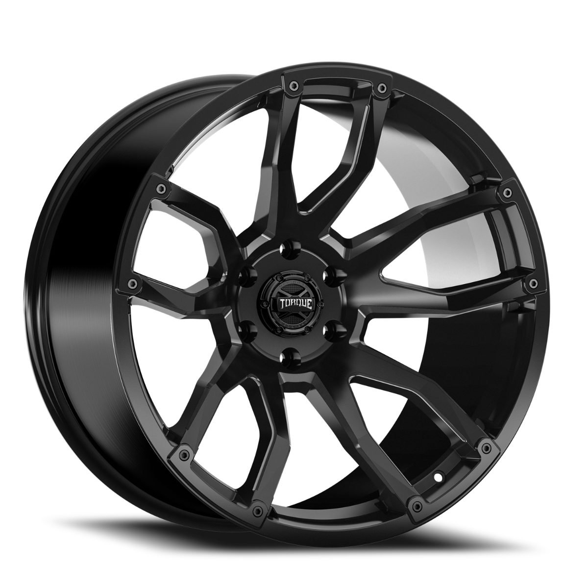 Torque Impact | Satin Black| 20x9 | 6x135 | -12mm
