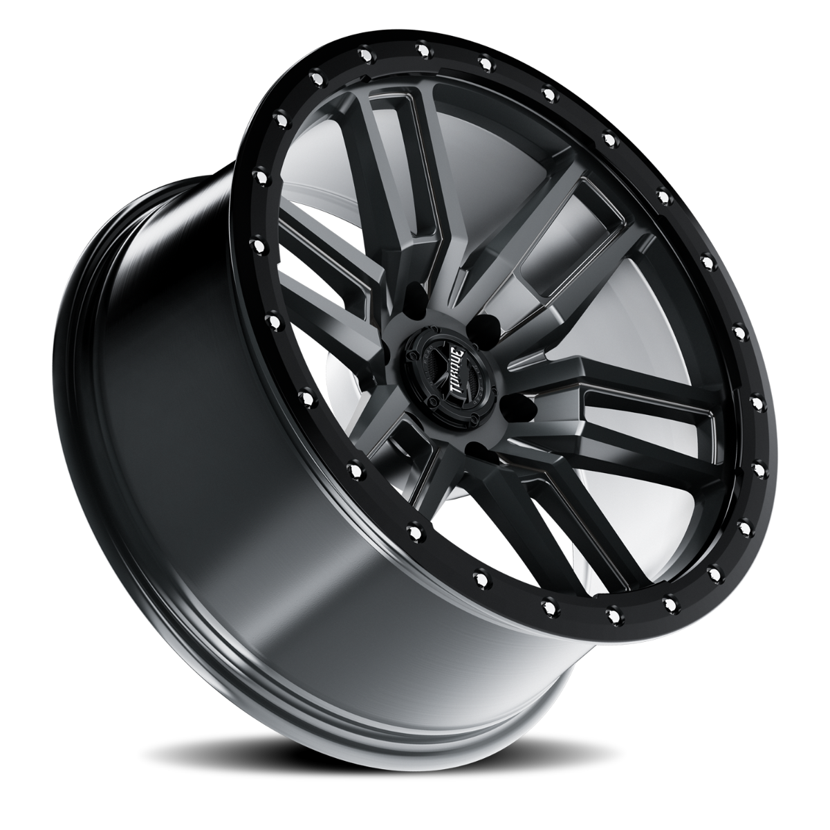 Torque Pritchett | Anthracite w/Black Lip | 18x9 | 6x5.5 | -12mm