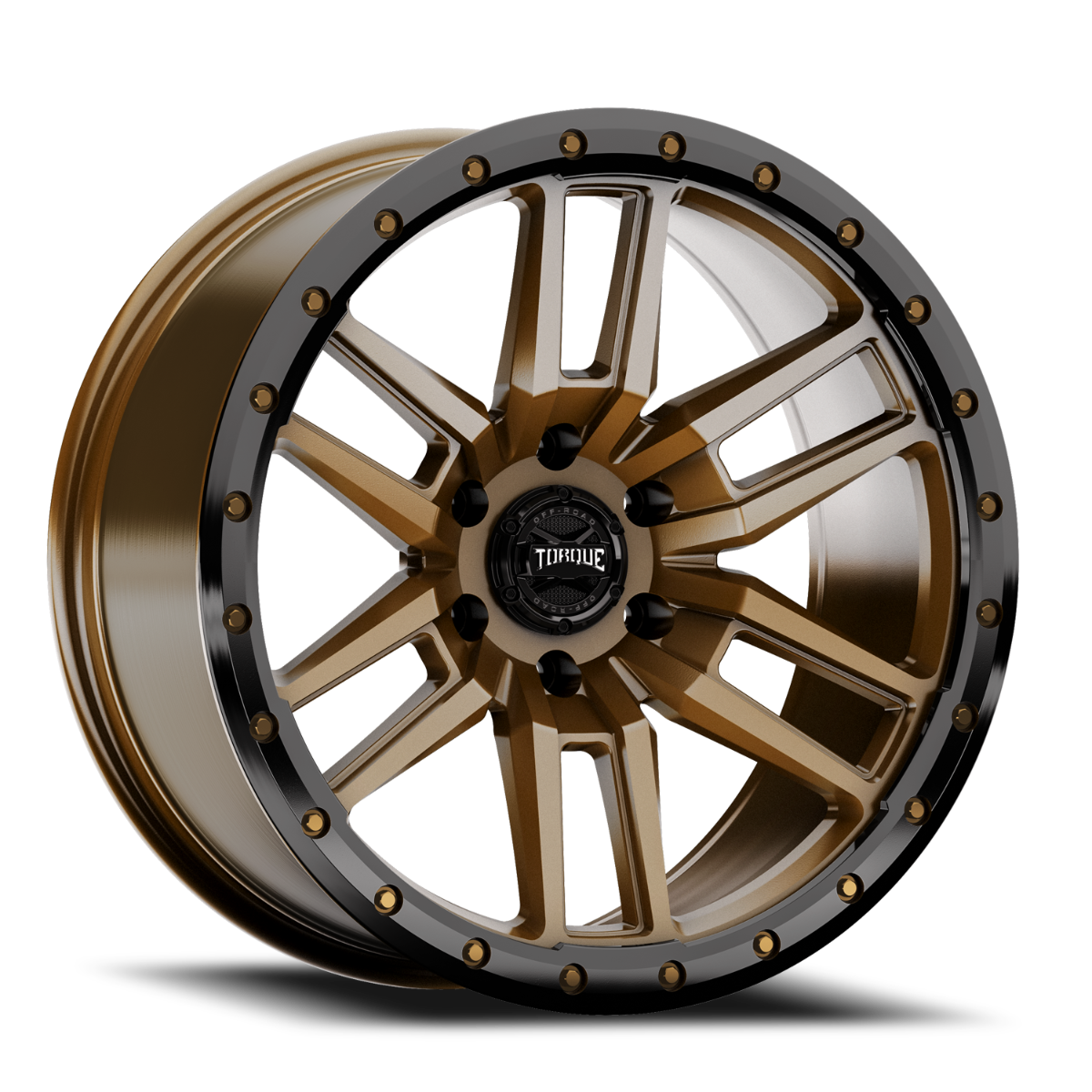 Torque Pritchett | Bronze w/Black Lip | 17x9 | 6x5.5 | 0mm