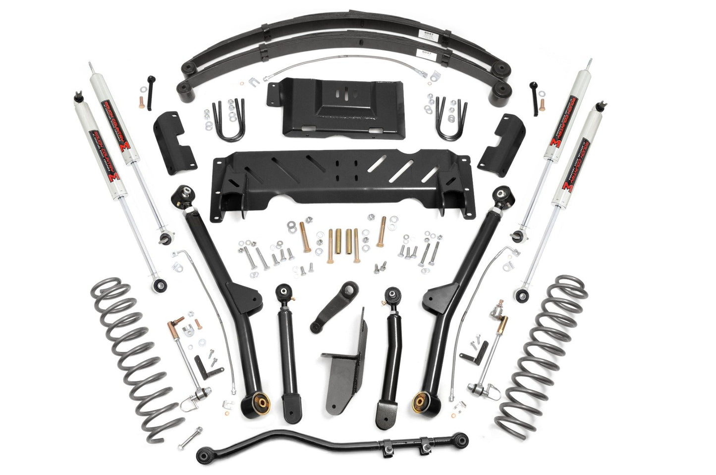 4.5 Inch Lift Kit | Long Arm | RR Leafs | NP242 | M1 | Jeep Cherokee XJ (84-01)