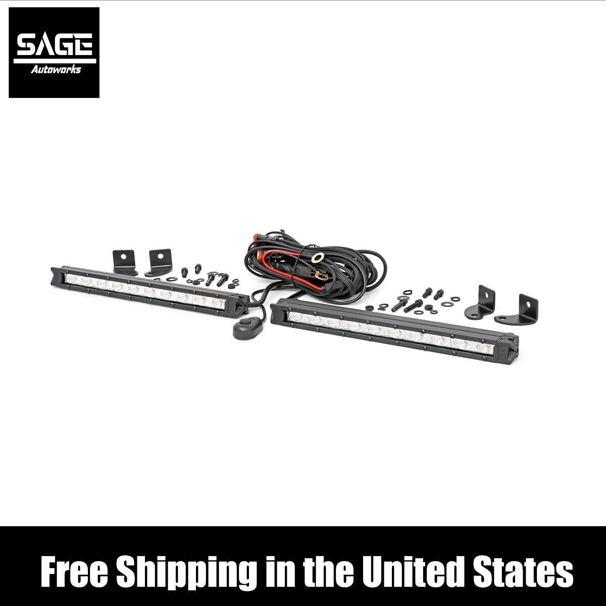 10-INCH SLIMLINE CREE LED LIGHT BARS (Chrome Series)