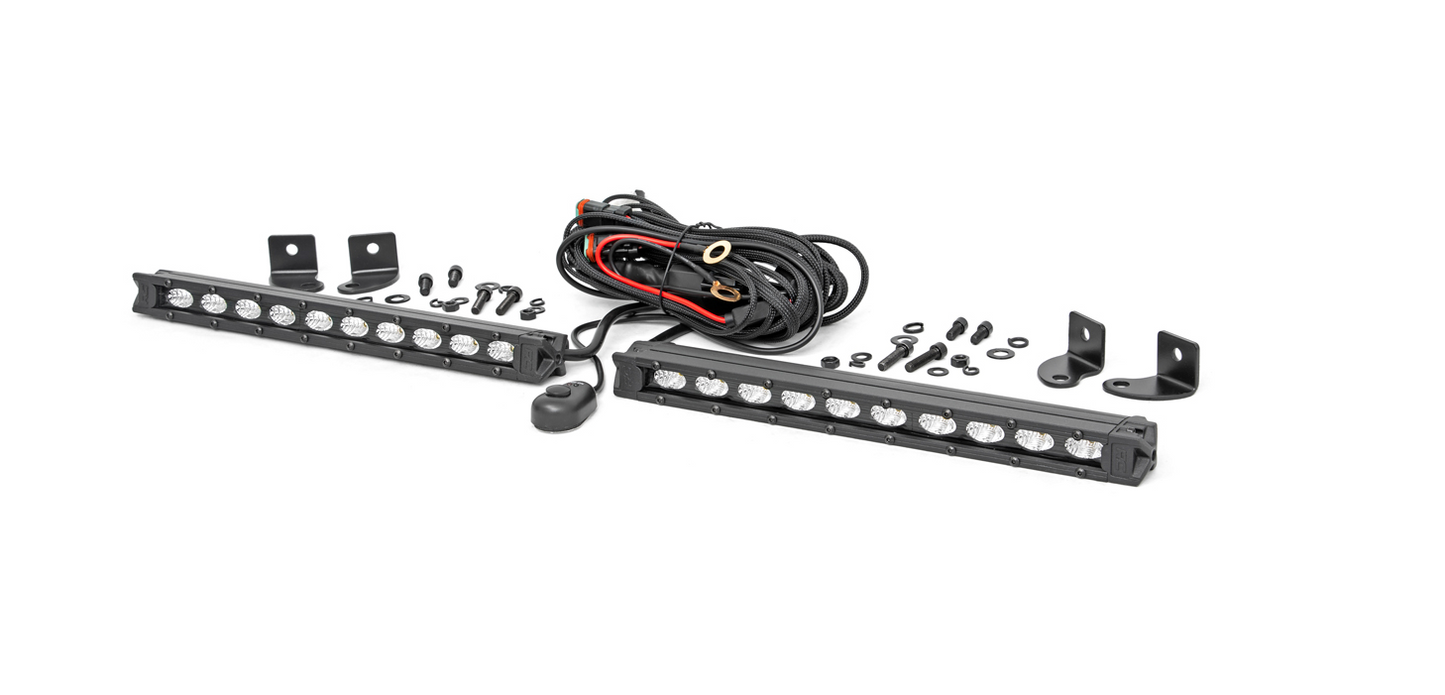 10-INCH SLIMLINE CREE LED LIGHT BARS (Black Series Pair)