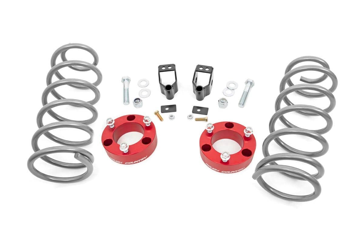 3 Inch Lift Kit | X-REAS | RR Springs | Red | Toyota 4Runner 4WD (2003-2009)