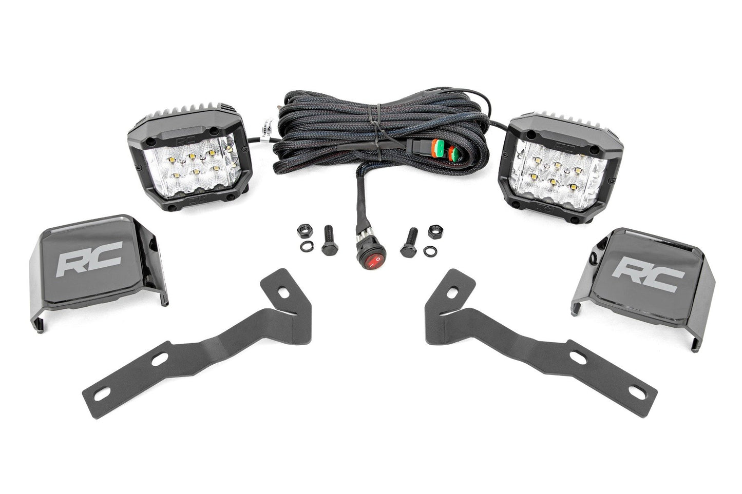 LED Light Kit | Ditch Mount |  3" OSRAM | Wide | Toyota Tacoma 2WD/4WD (16-23)