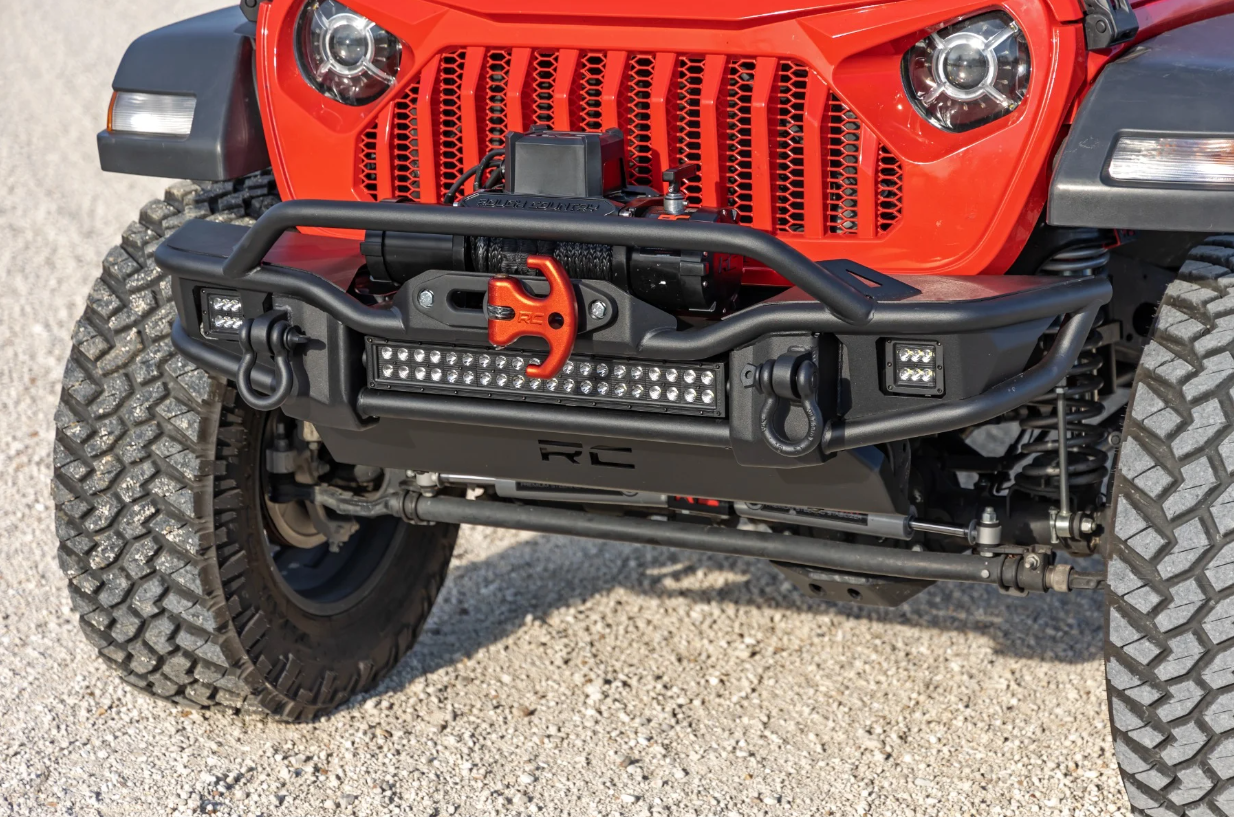 Rough Country Tubular Winch Bumper For Jeep Gladiator and Wrangler JL/JK