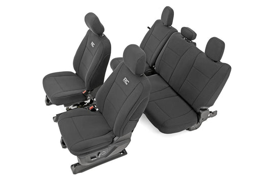 Seat Covers | FR Bucket and RR Bench | Ford F-150/Lightning/F-250/F-350 (15-25)