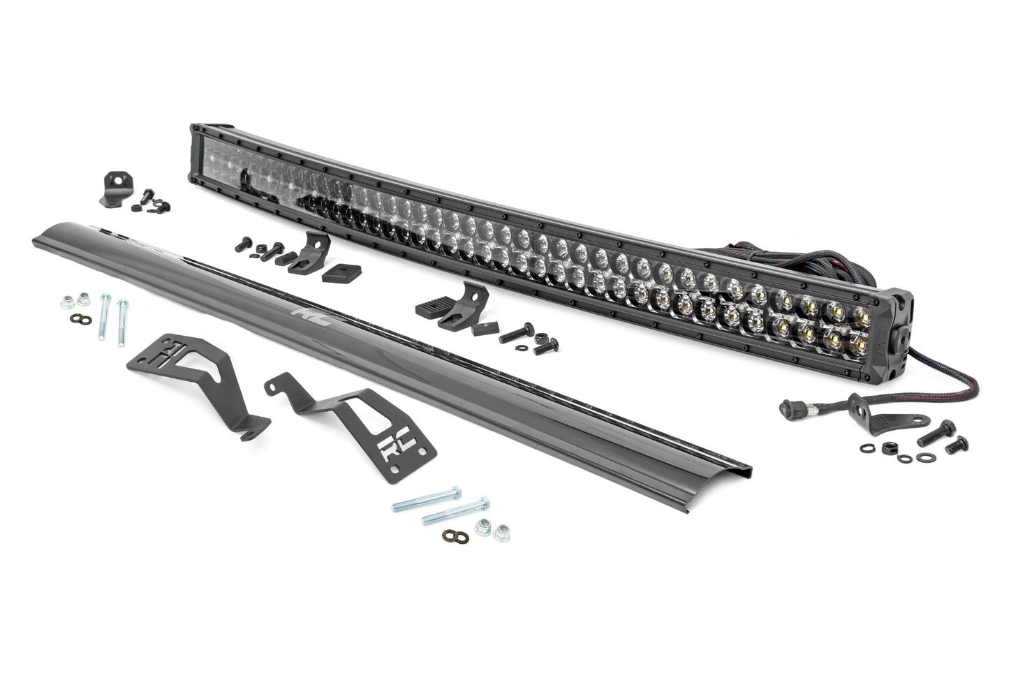 LED Light Kit | Front Mount | 40" Black Dual Row | White DRL | Can-Am Commander Max 1000
